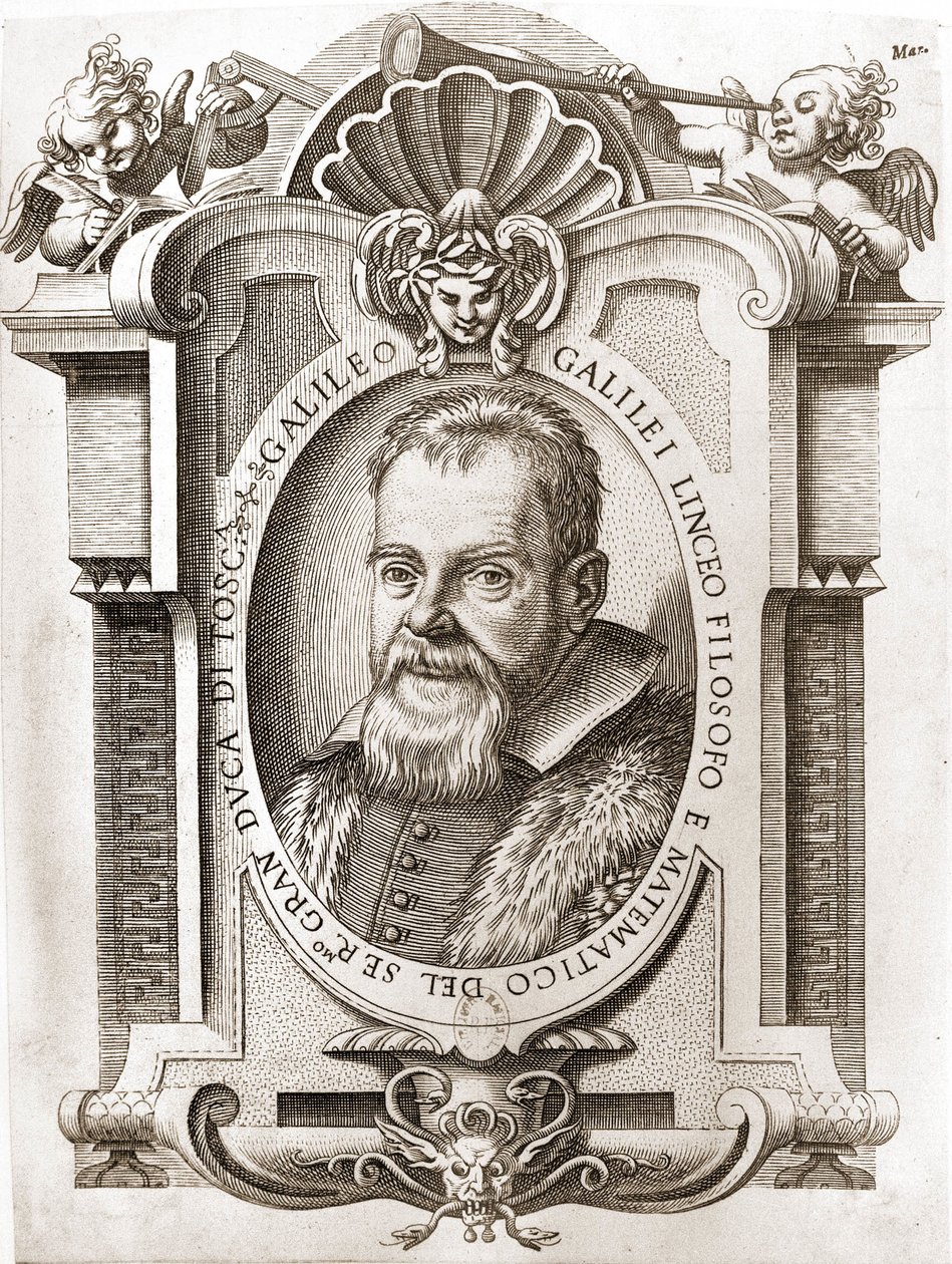 Retrato de Galileo Galilei (1564 - 1642) de Unknown