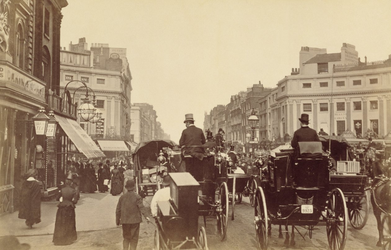 Regent Circus, Londres, c.1880 de Unknown