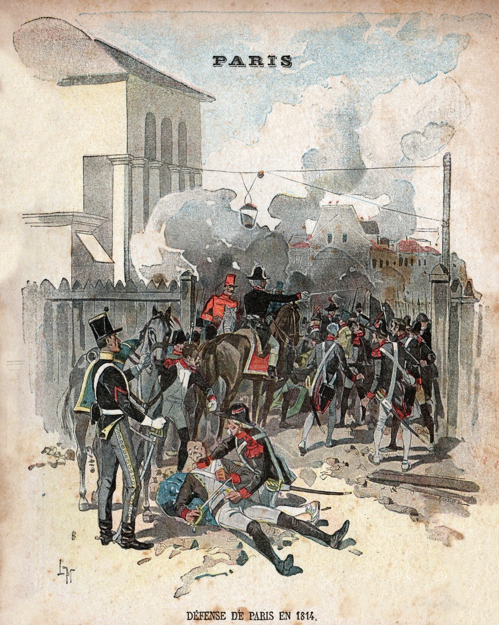 Sitio de París, 1815 de Unknown