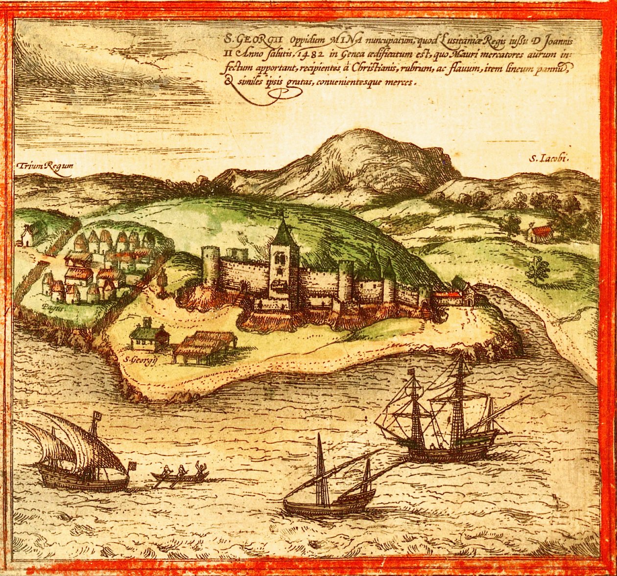Castillo de San Jorge, Elmina Cape Coast, África Occidental de Unknown