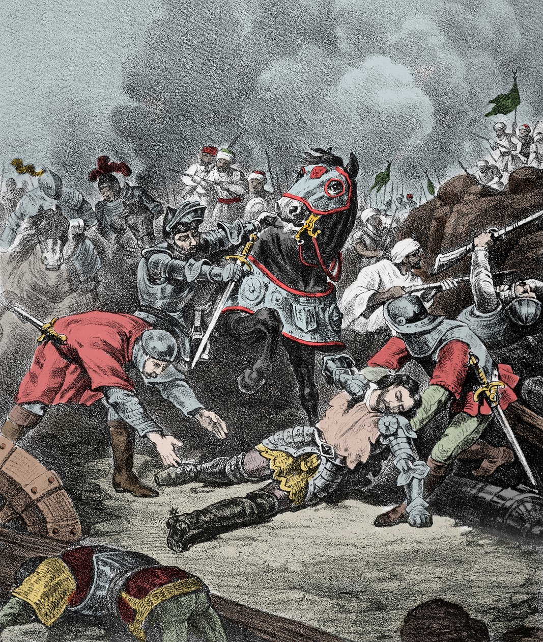 La Batalla de Alcazar, 1578 de Unknown