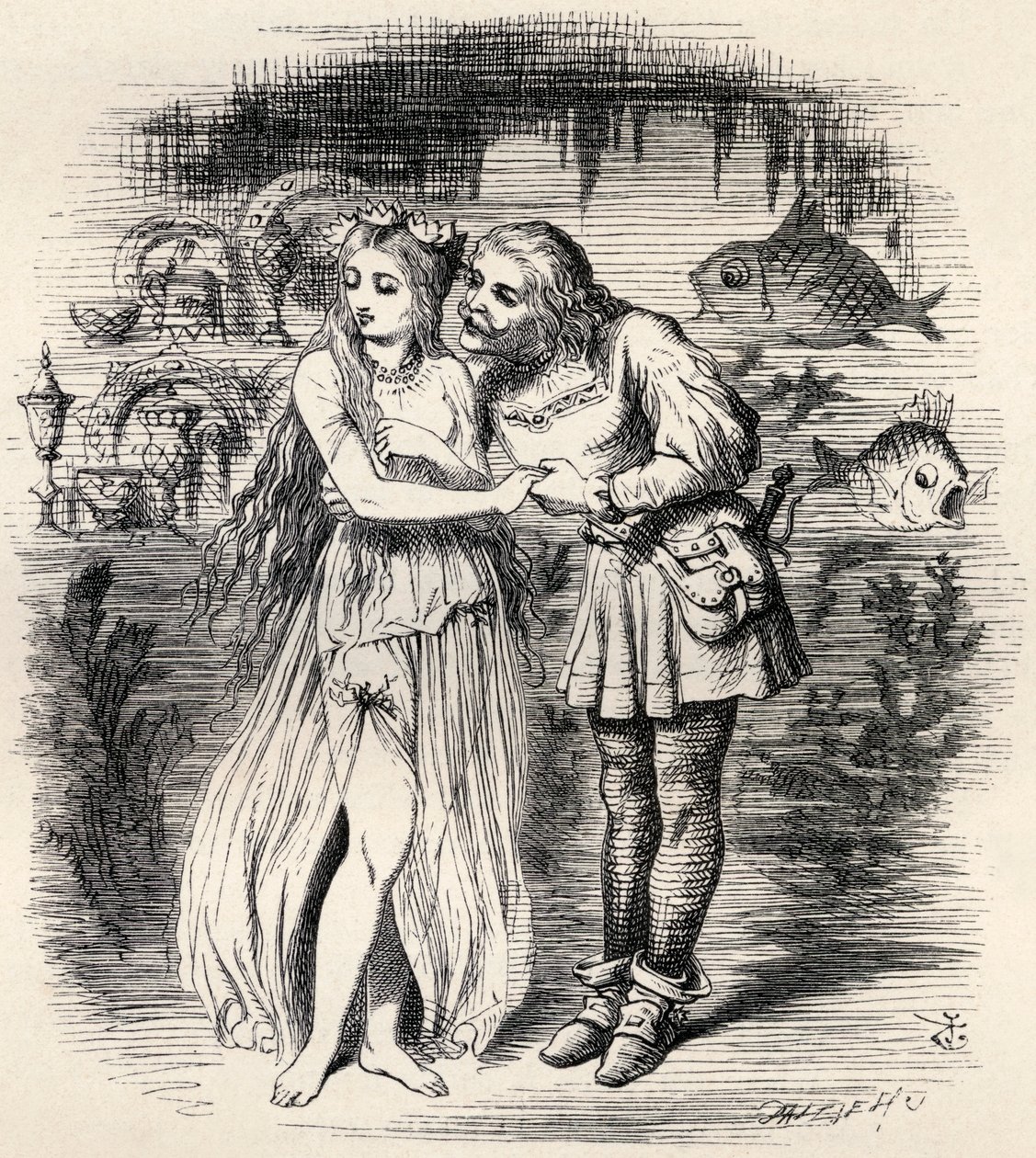 Ilustración de J. Tenniel para el poema 