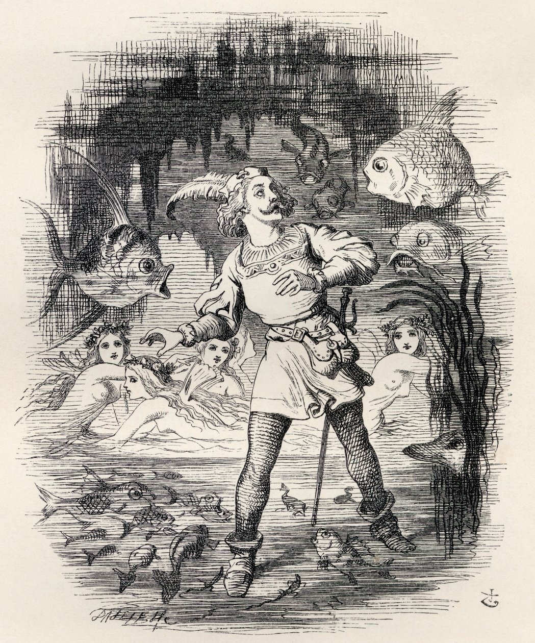 Ilustración de J. Tenniel del poema 