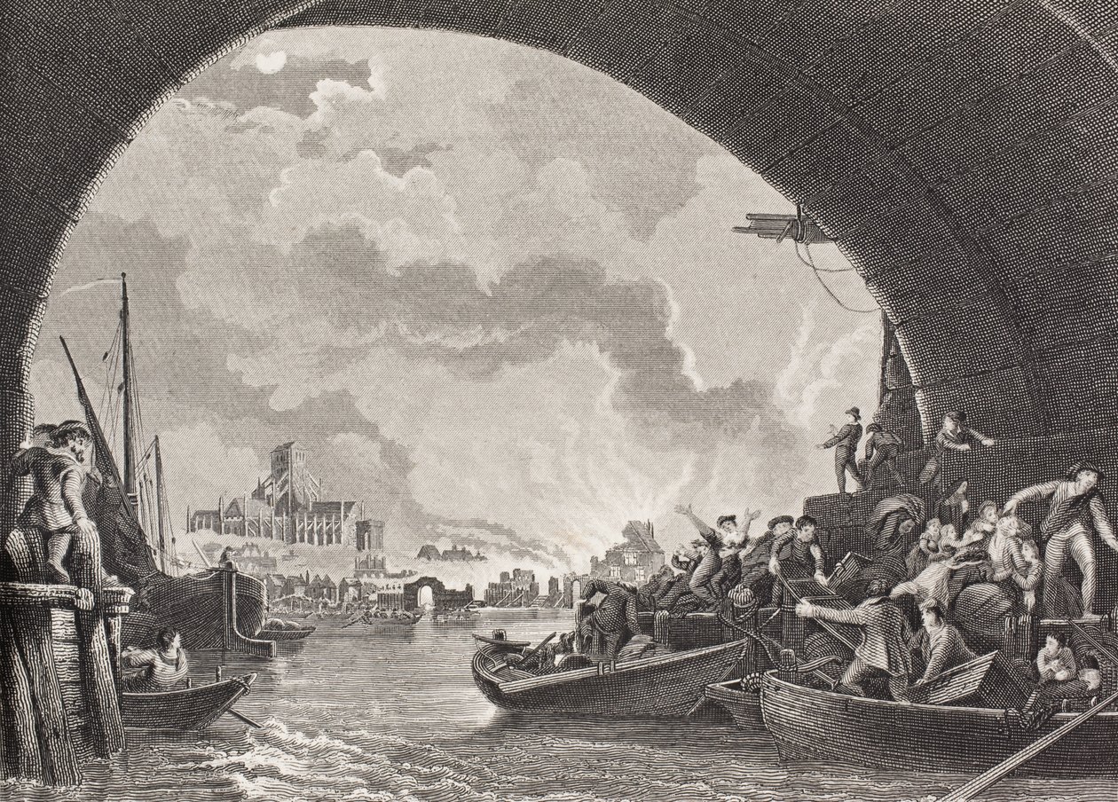 El Gran Incendio de Londres, 1666, de 