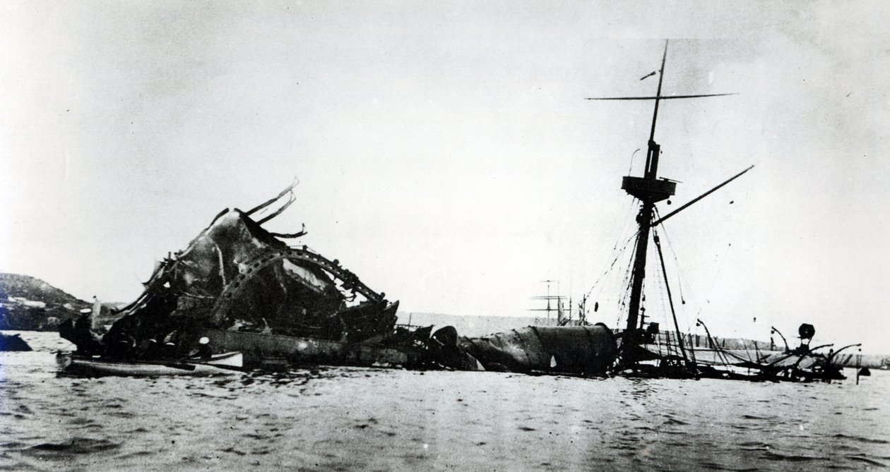La catástrofe del USS Maine, 1898 de American Photographer
