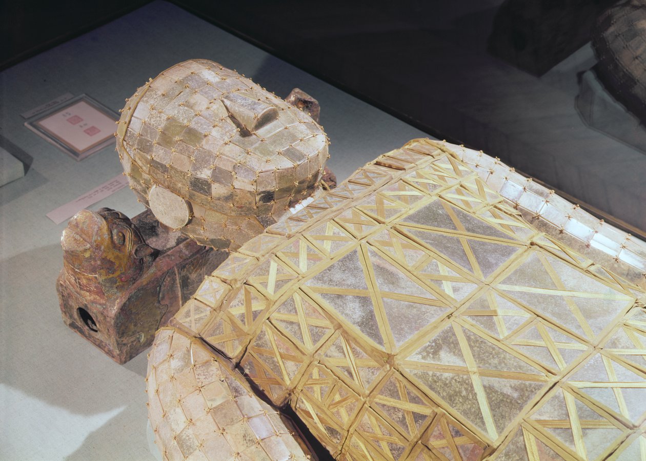 Traje funerario de jade, de la tumba de la Princesa Tou Wan, esposa de Liu Sheng (m.113 a.C.) de Lingshang, Man-ch