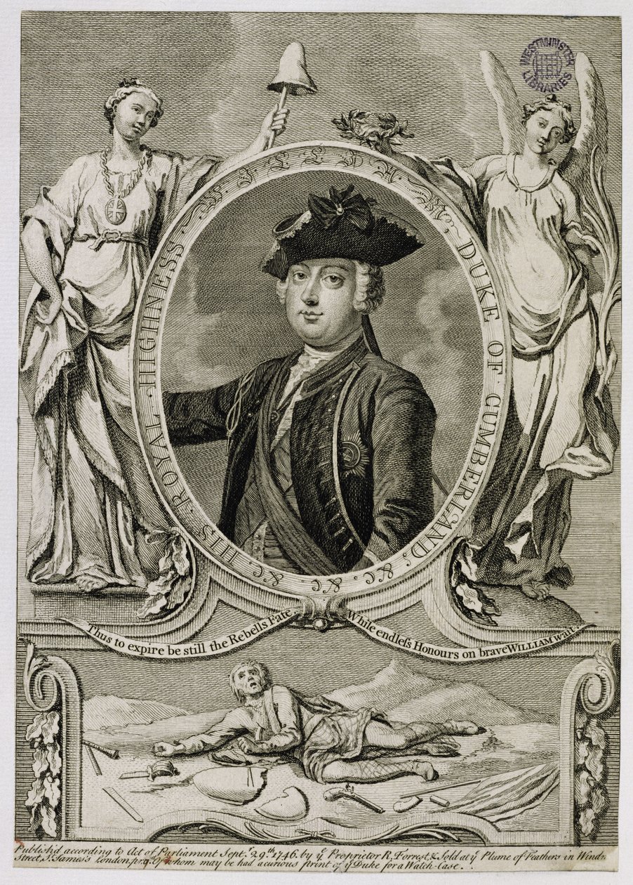 William Augustus, Duque de Cumberland de English School