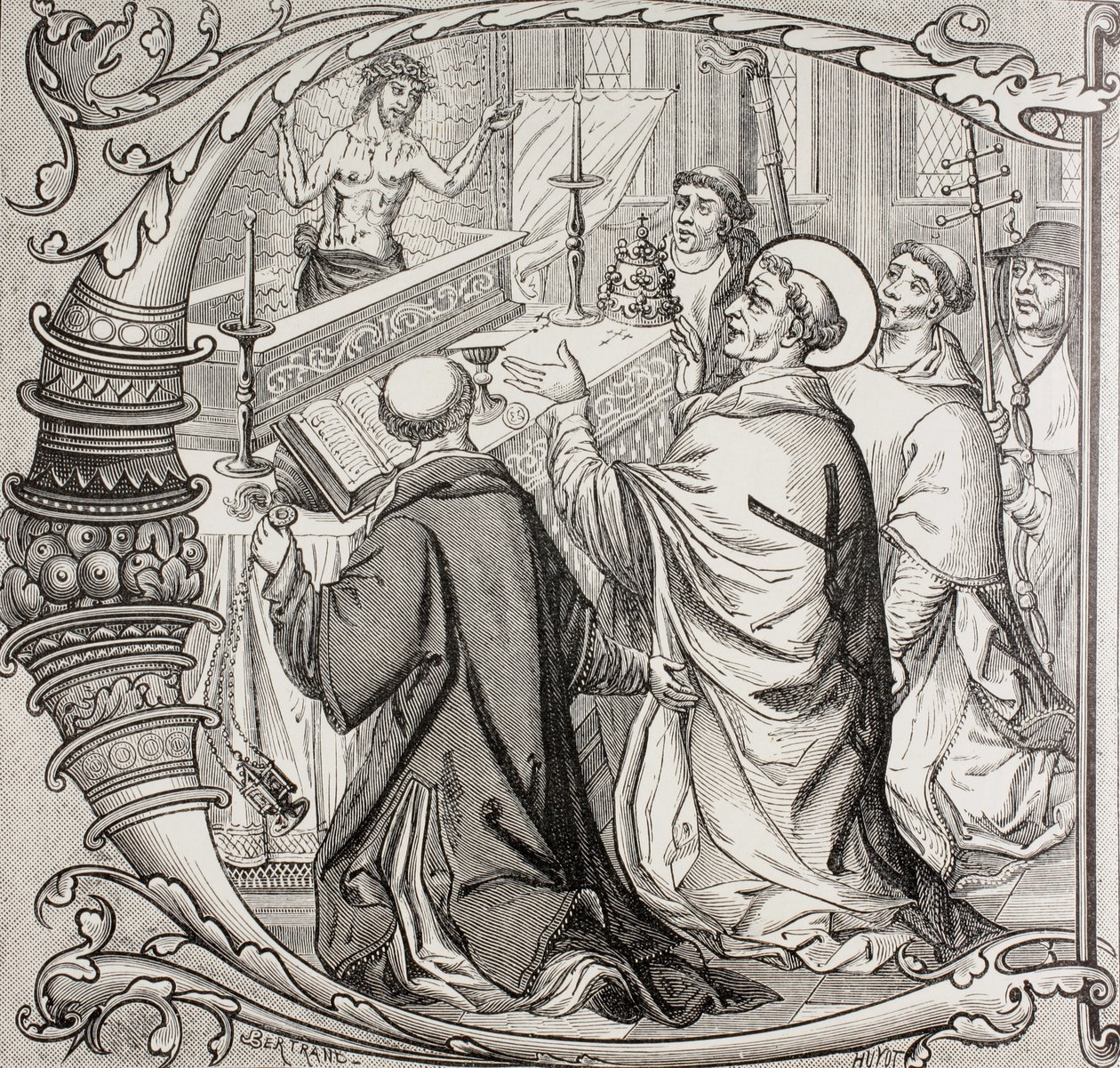 La Misa de San Gregorio Magno y la aparición de Jesucristo como El Hombre de los Dolores, de 