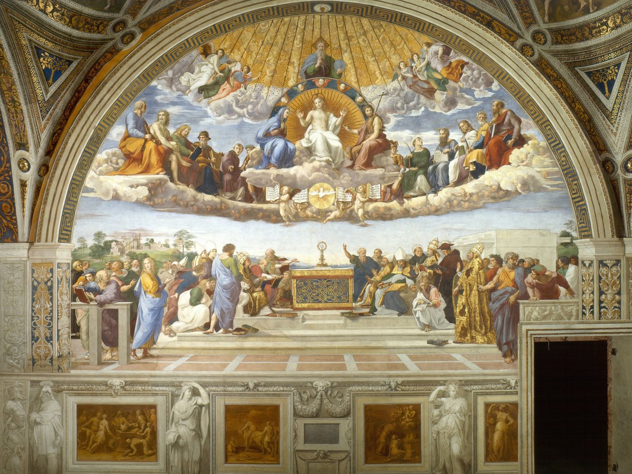 Disputa del Sacramento de Raffaello Sanzio Raphael