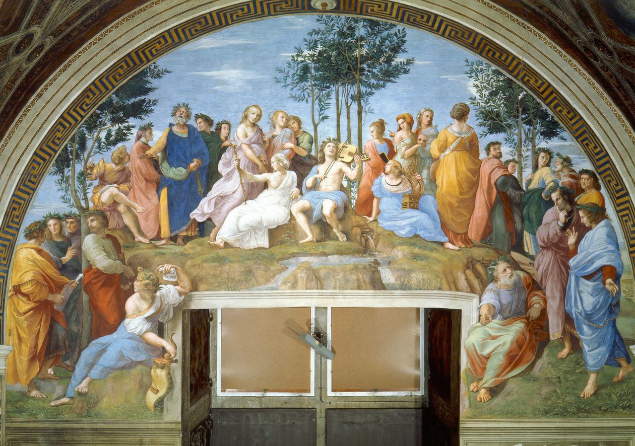 El Parnaso de Raffaello Sanzio Raphael