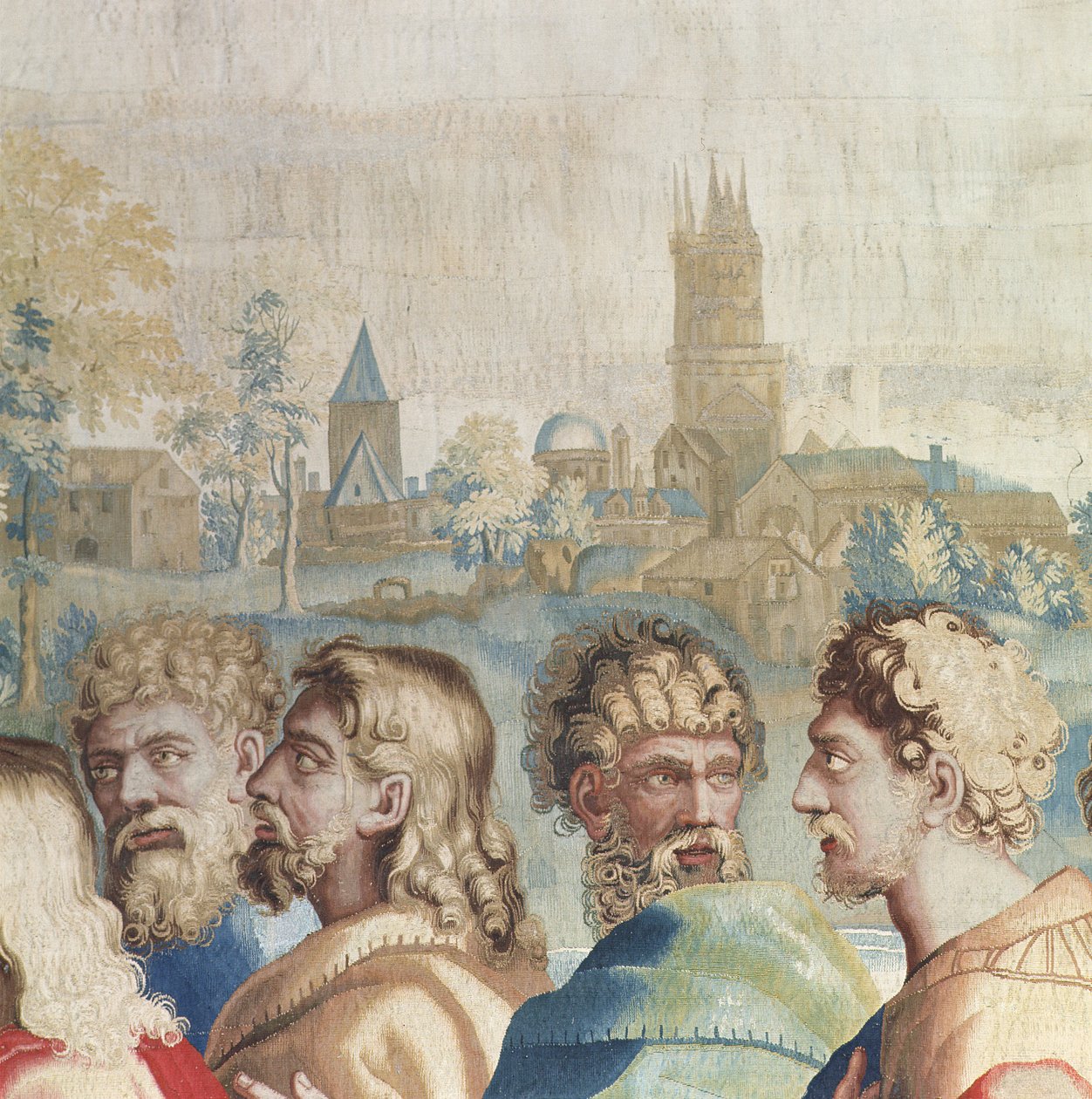 Tapiz que representa los Hechos de los Apóstoles, la llamada de San Pablo (detalle) de Raffaello Sanzio Raphael