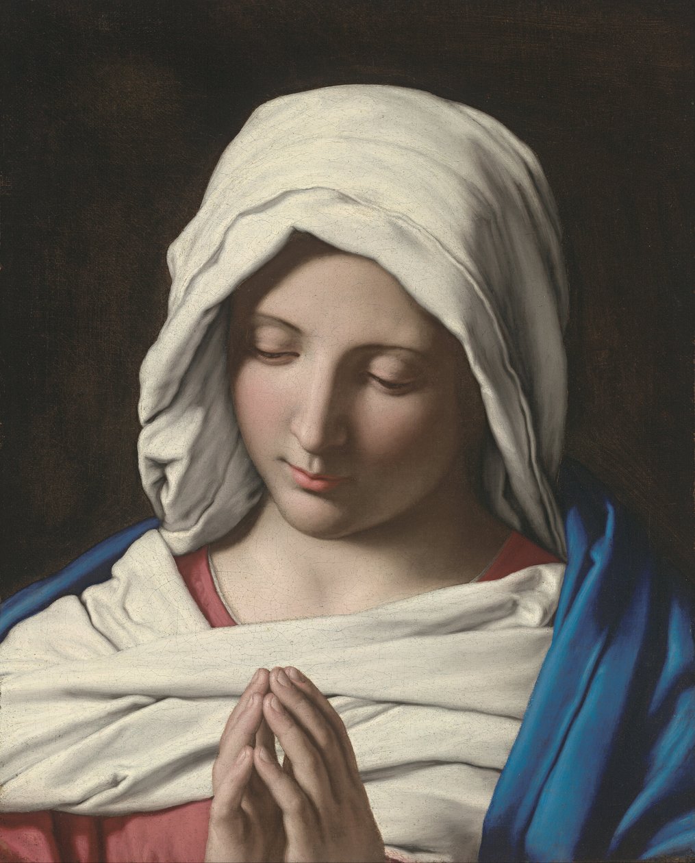 Madonna en oración de Giovanni Battista Salvi da Sassoferrato