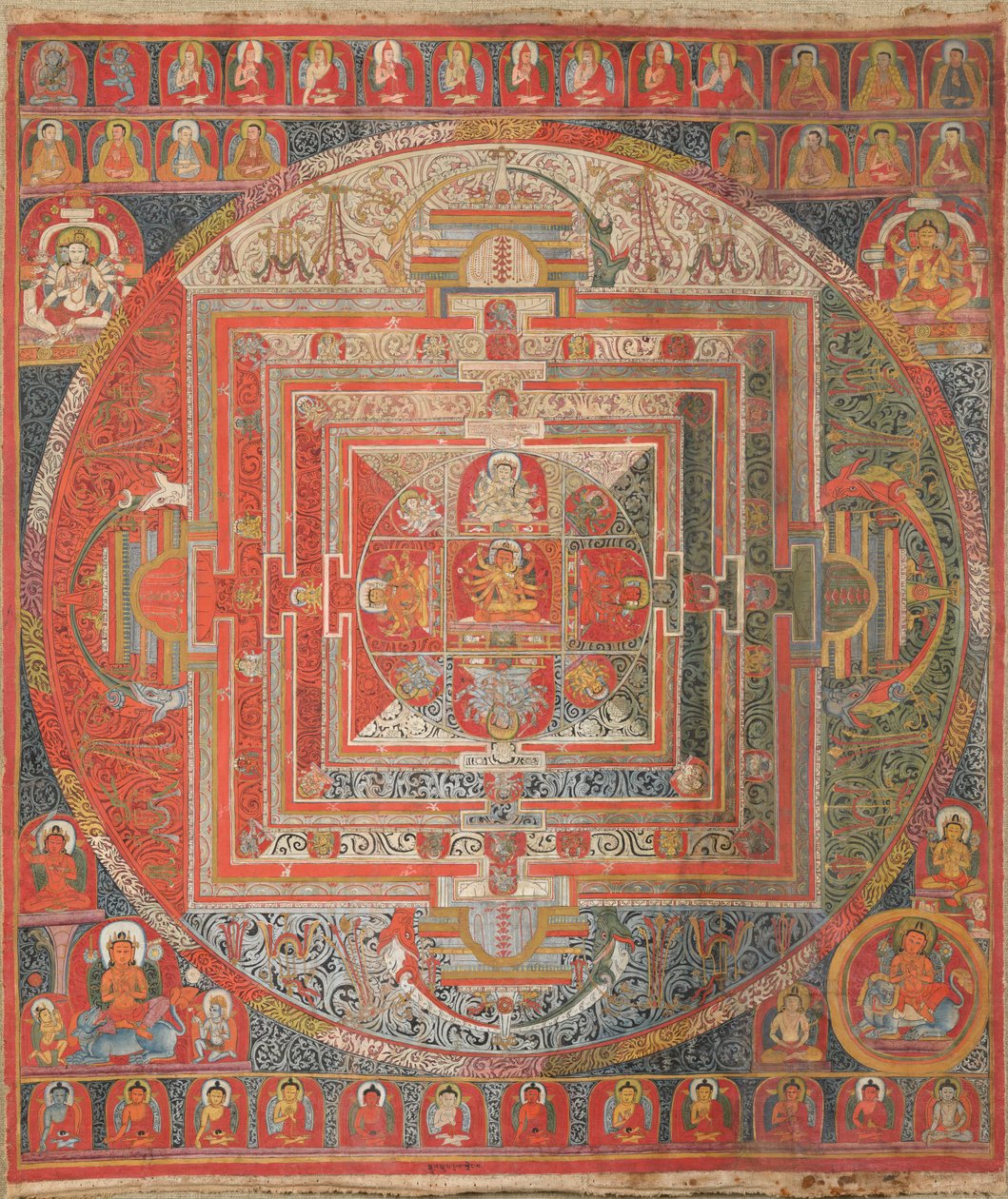 Manjuvajramandala con 43 deidades de Unknown