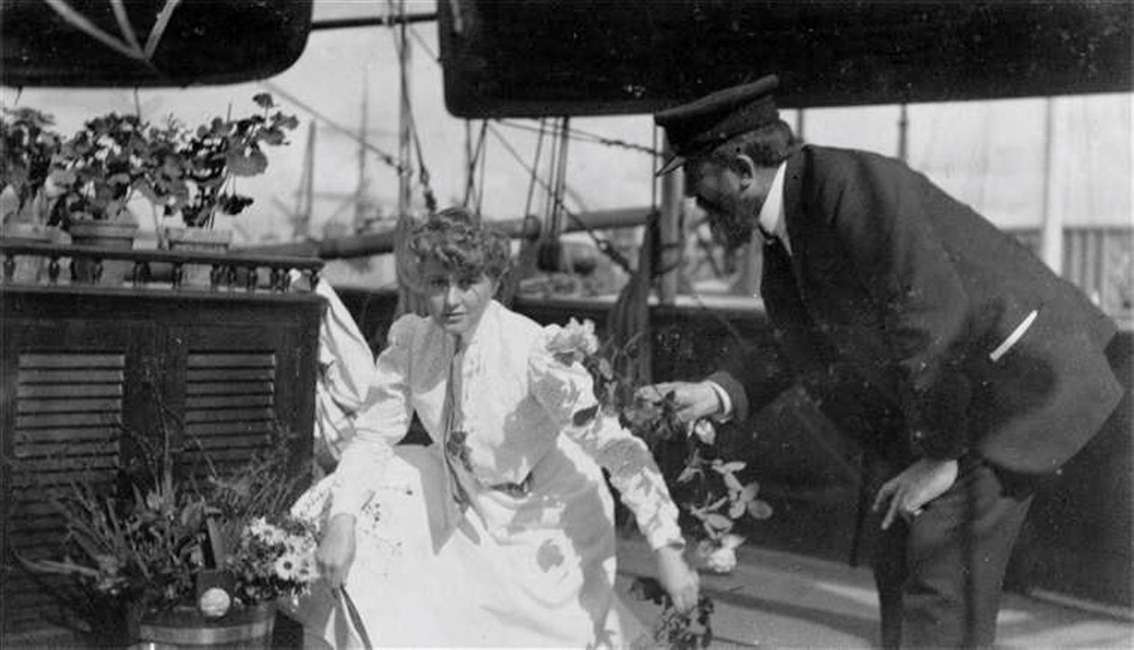 Retrato de Simonne Legrand-Menier (1881-1972) y Gaston Menier (1855-1934) de Unknown