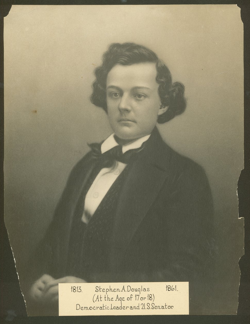 Stephen Douglas (A la edad de 17 o 18 años) de Unknown