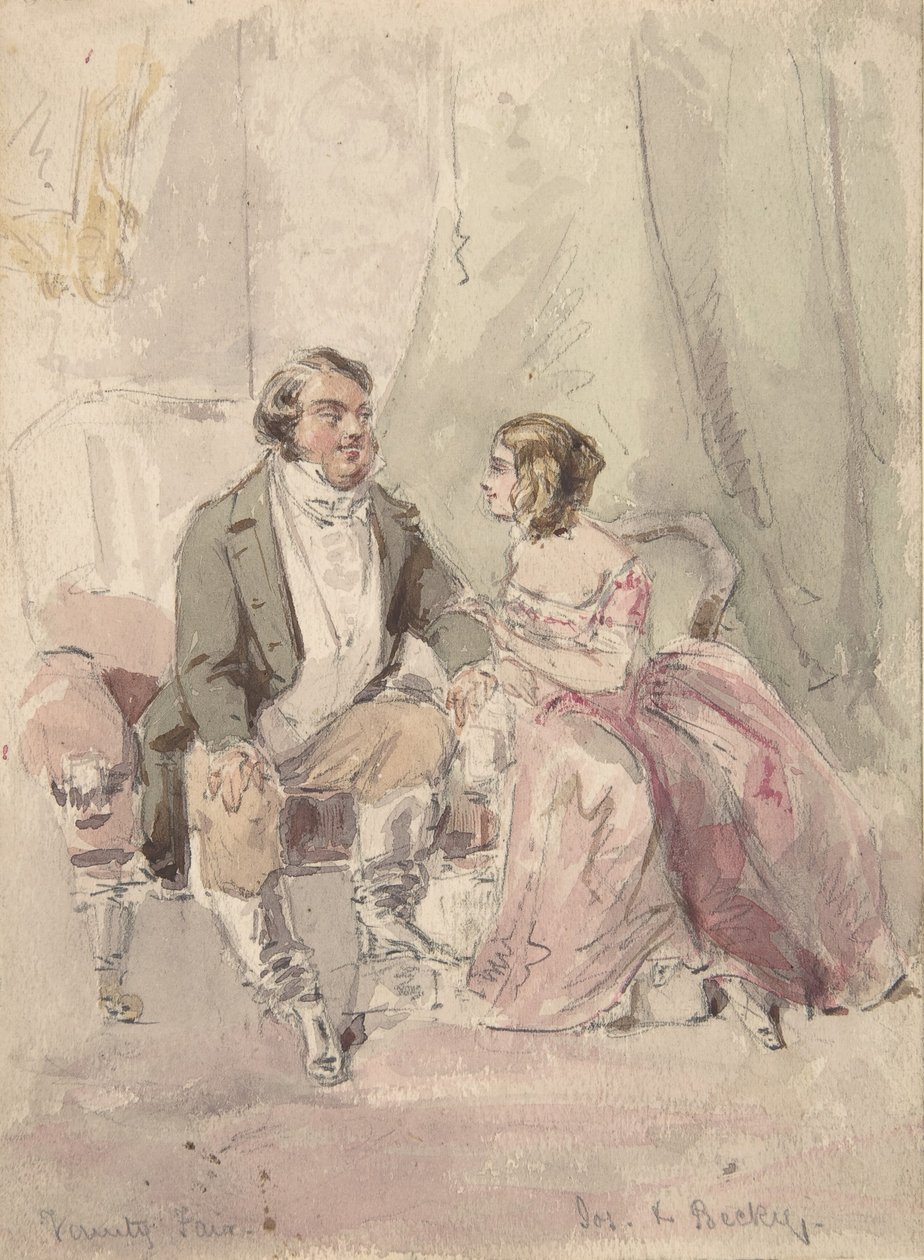Escena de Vanity Fair: Jos y Becky de Jerry Barret
