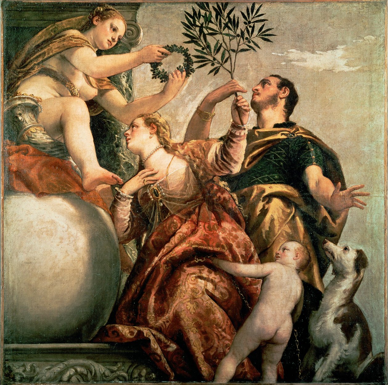 Alegoría del amor: la unión feliz (pintura sobre lienzo) de (1528-88) Veronese