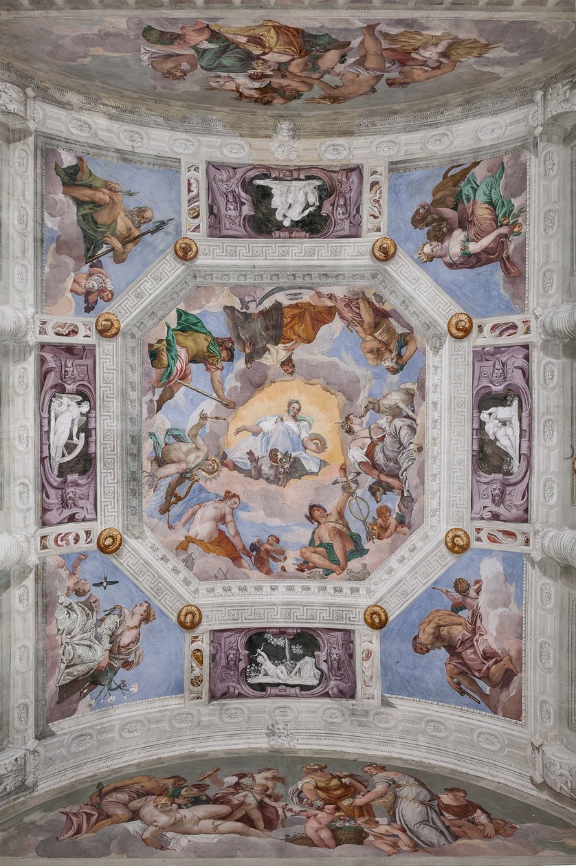 El Olimpo, bóveda de la Sala del Olimpo de Veronese