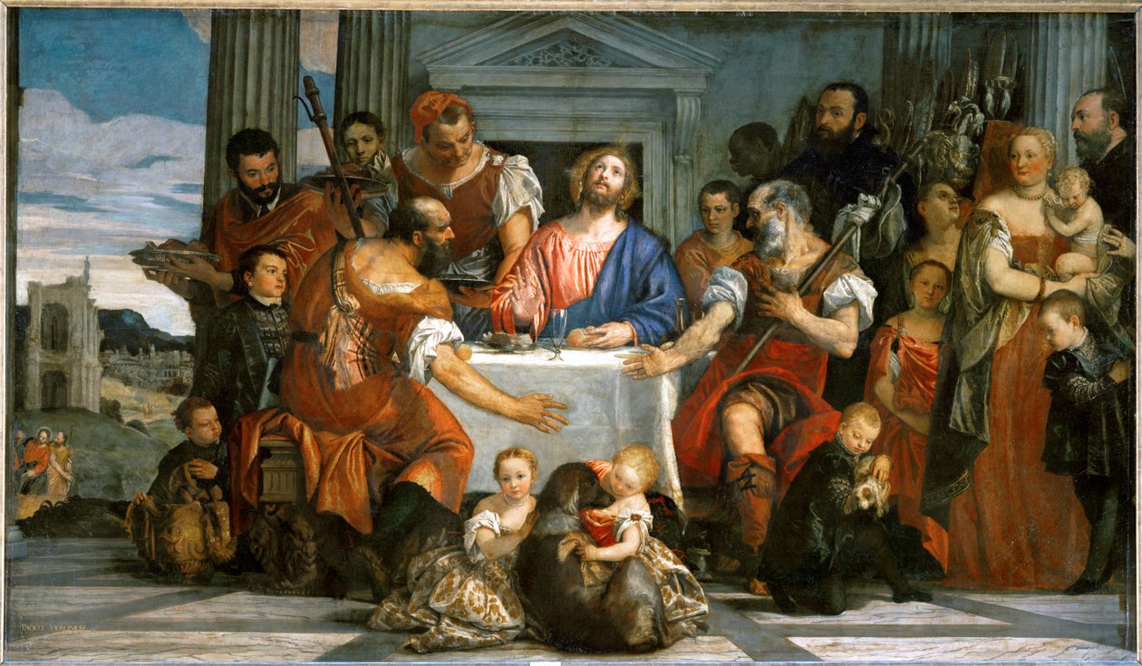 Los peregrinos de Emaús ... de (1528 88) Veronese