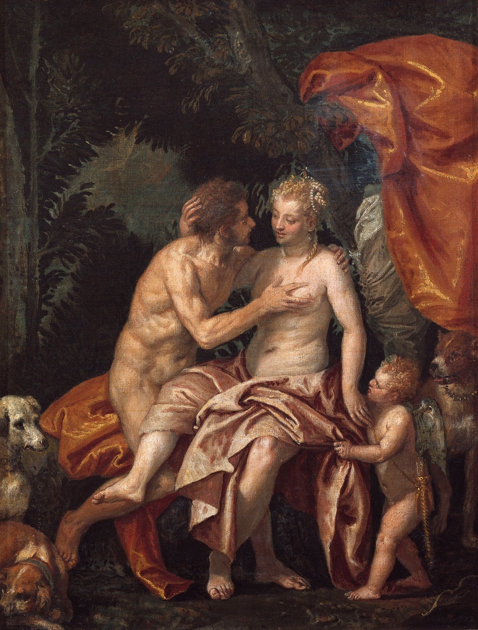 Venus y Adonis de Veronese