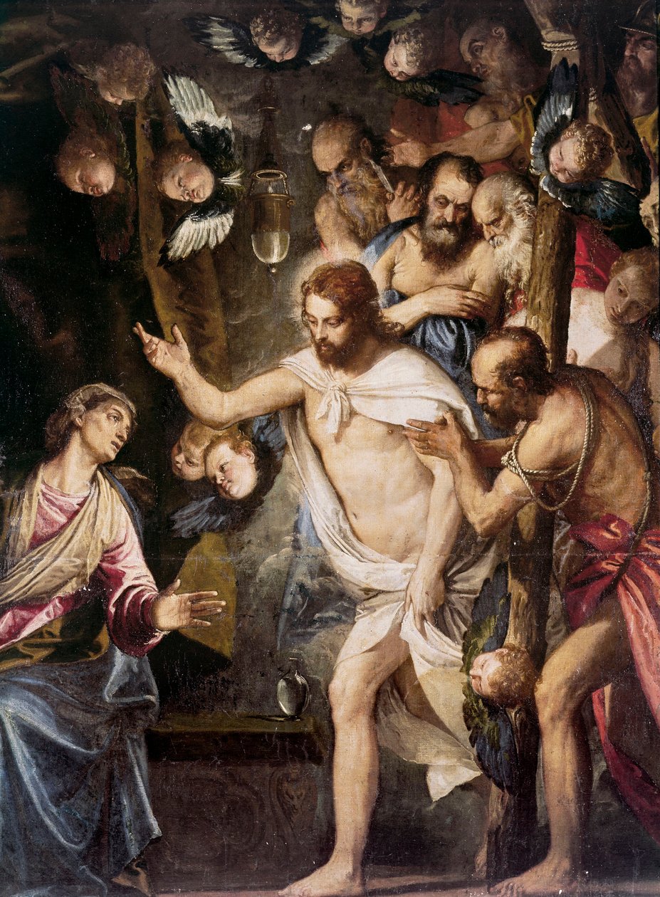 Cristo en el Limbo, pintura de Paolo Caliari Veronese de Veronese