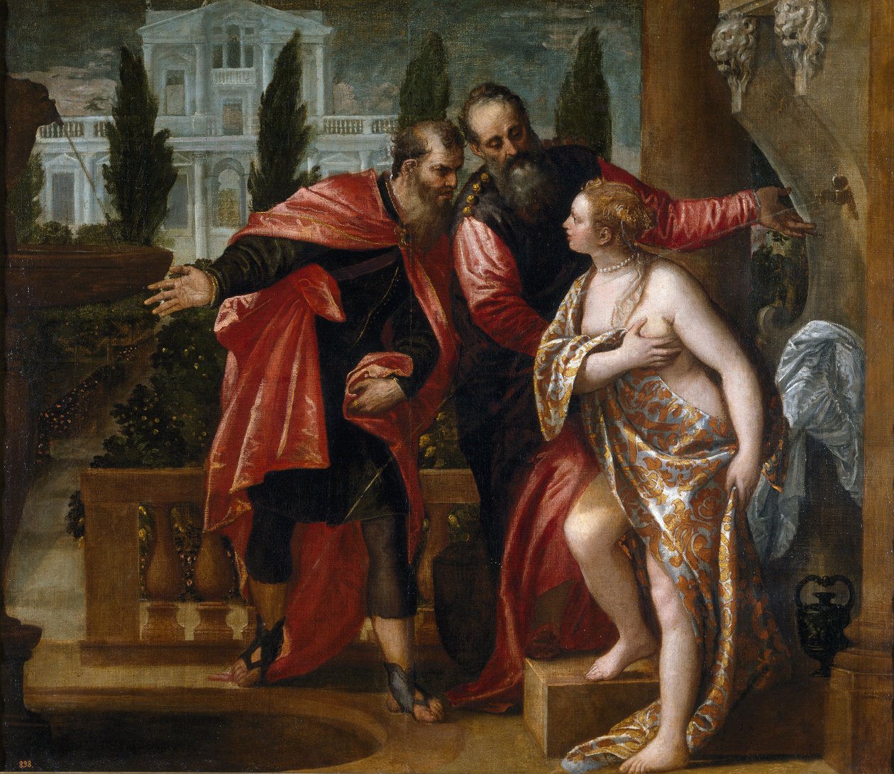 Susana y los ancianos - Veronese, Paolo (1528-1588) - c. 1580 - Museo del Prado, Madrid de Veronese