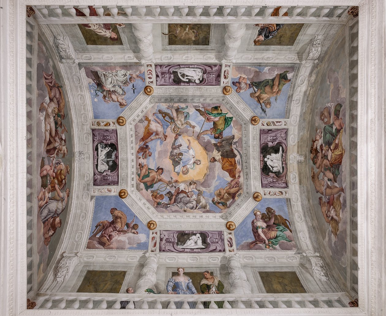 El Olimpo, bóveda de la Sala del Olimpo de Veronese