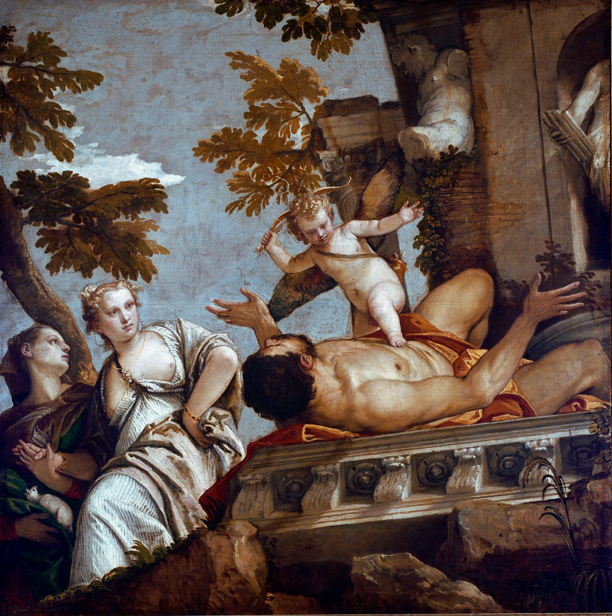 Las cuatro alegorías: desilusión o engaño de Veronese