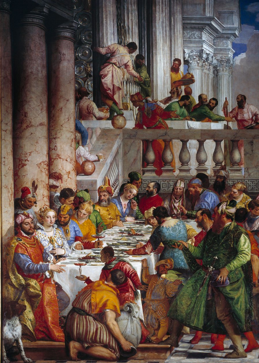 Las bodas de Caná (detalle) de Veronese