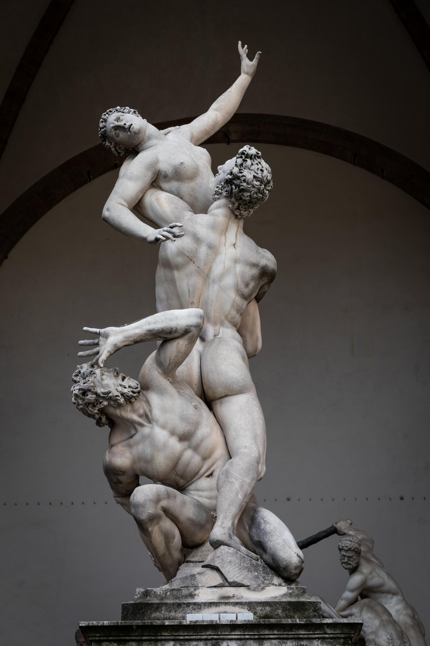 La violación de Proserpina, estatua renacentista de Giambologna, Florencia, Italia, Europa, 2021 (foto) de (1529 1608) Giambologna