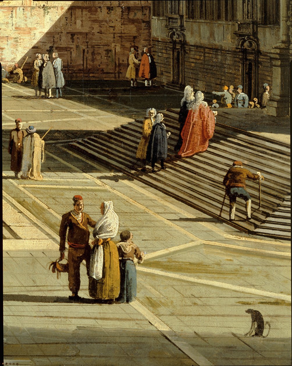 La entrada al Gran Canal y la Iglesia de la Salute - ... de (1697-1768) Canaletto