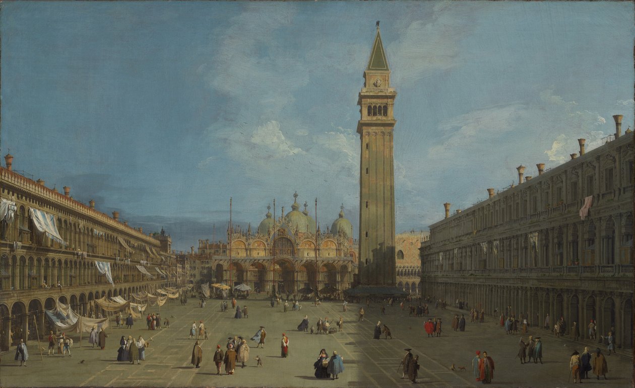 Piazza San Marco, c.1730 de Canaletto