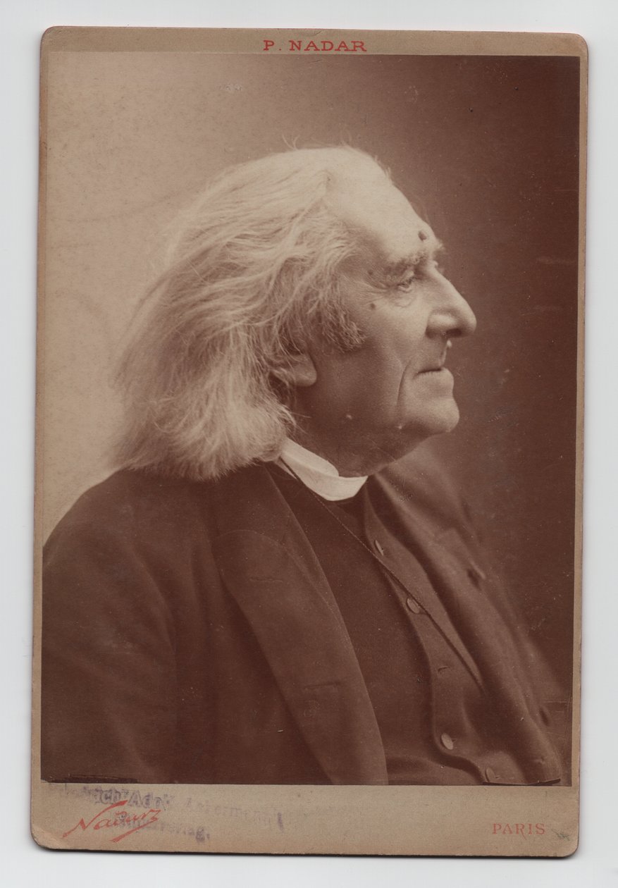 Franz Liszt (1811-1886) (1886, fotografía) de (1820 1910) Nadar