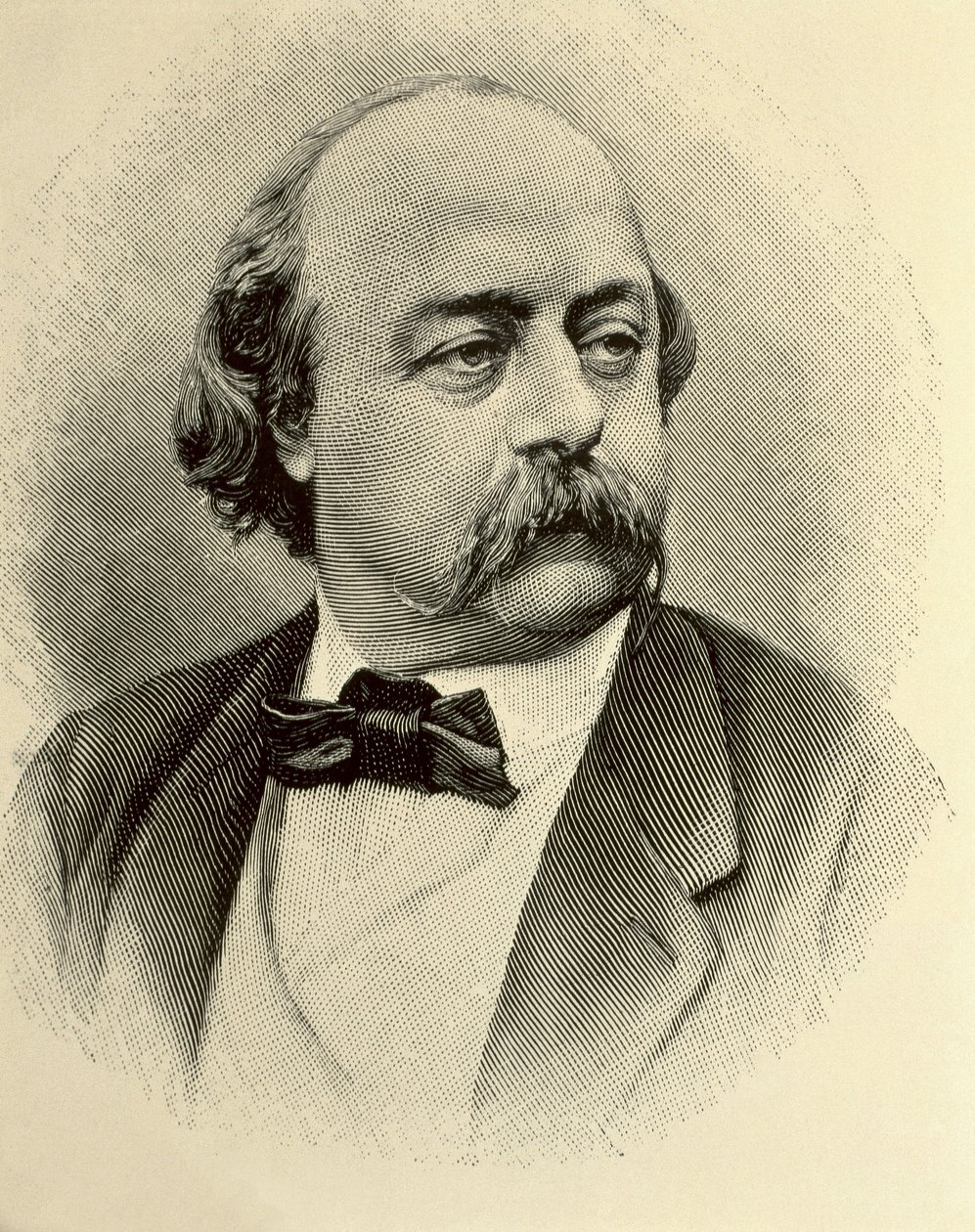 FLAUBERT, Gustave (1821-1880). Escritor inglés. Grabado de (1820 1910) (after) Nadar