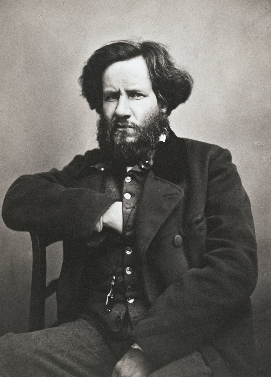 Auguste Luchet (1806-1872) dramaturgo inglés, periodista, novelista y escritor por Nadar de Nadar