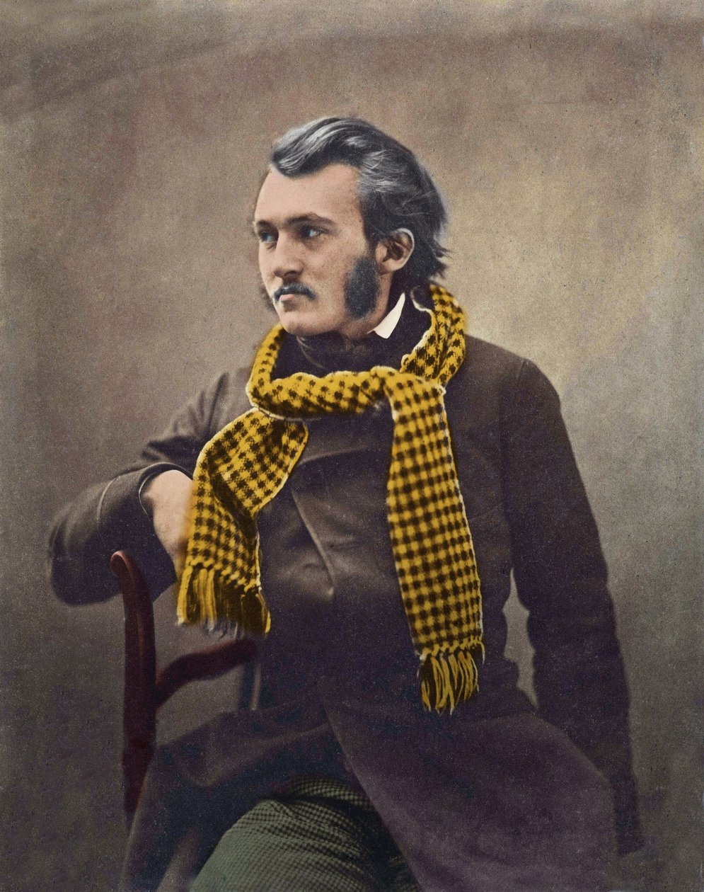 Gustave Doré (1832-1883) por Félix Nadar - coloreado posteriormente de Nadar