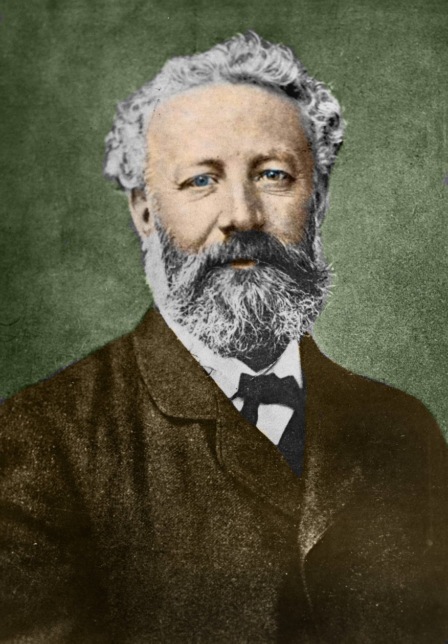Retrato de Jules Verne (1828-1905), escritor francés, por Nadar. de Nadar