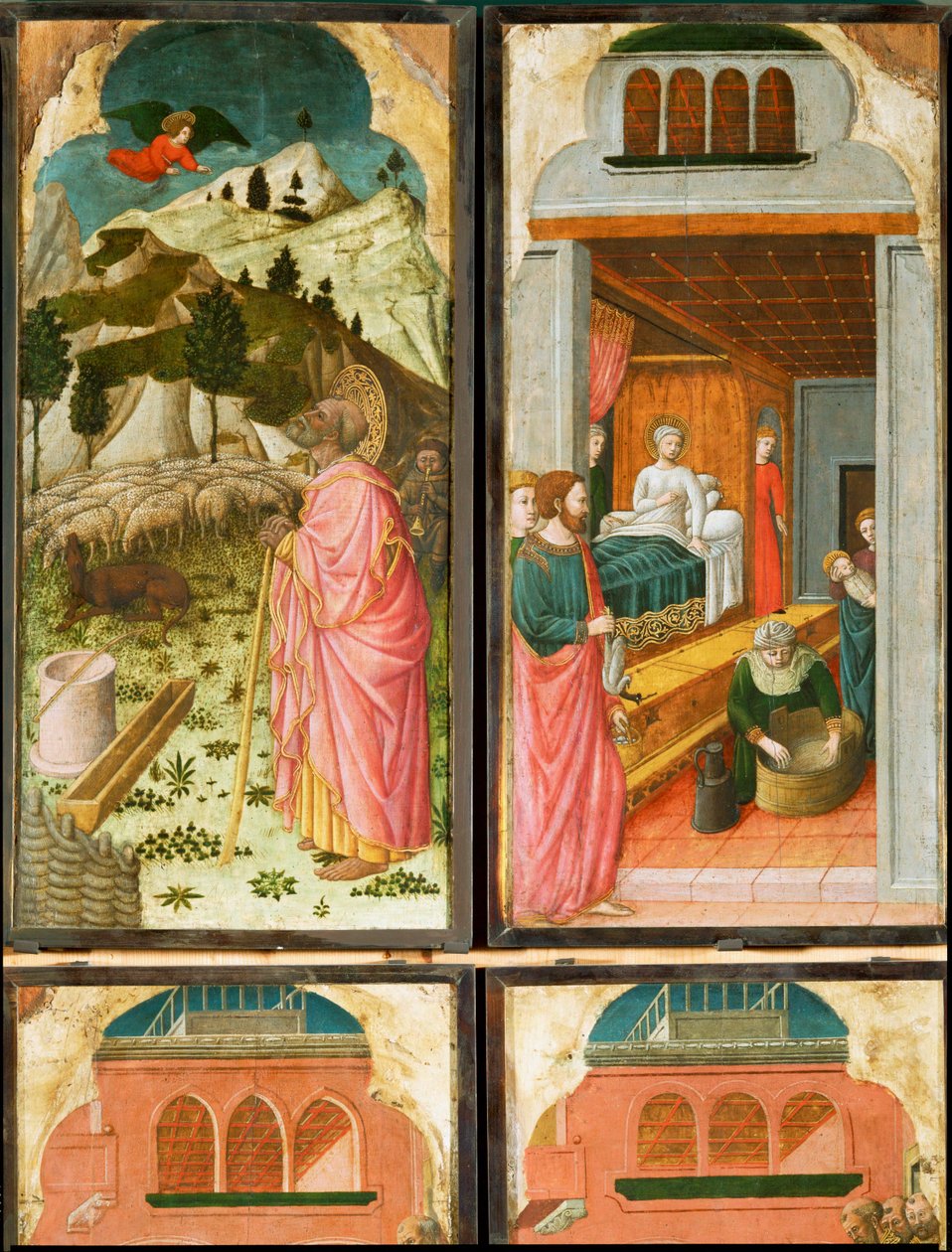 12 escenas de la vida de la Virgen ... de (active c.1463-c.1490) Master of Wilten
