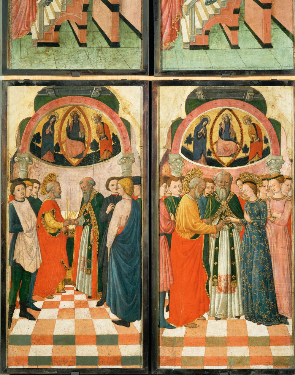 12 escenas de la vida de la Virgen ... de (active c.1463-c.1490) Master of Wilten