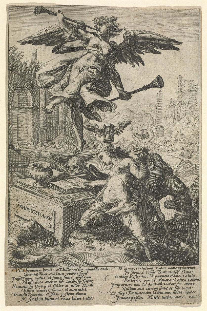 Fama e Historia, después de 1586 de (after) Dutch School