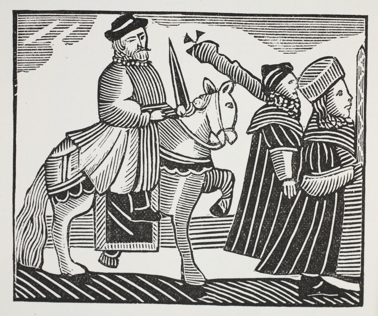 La historia de Wat Tyler y Jack Straw, ilustración de 