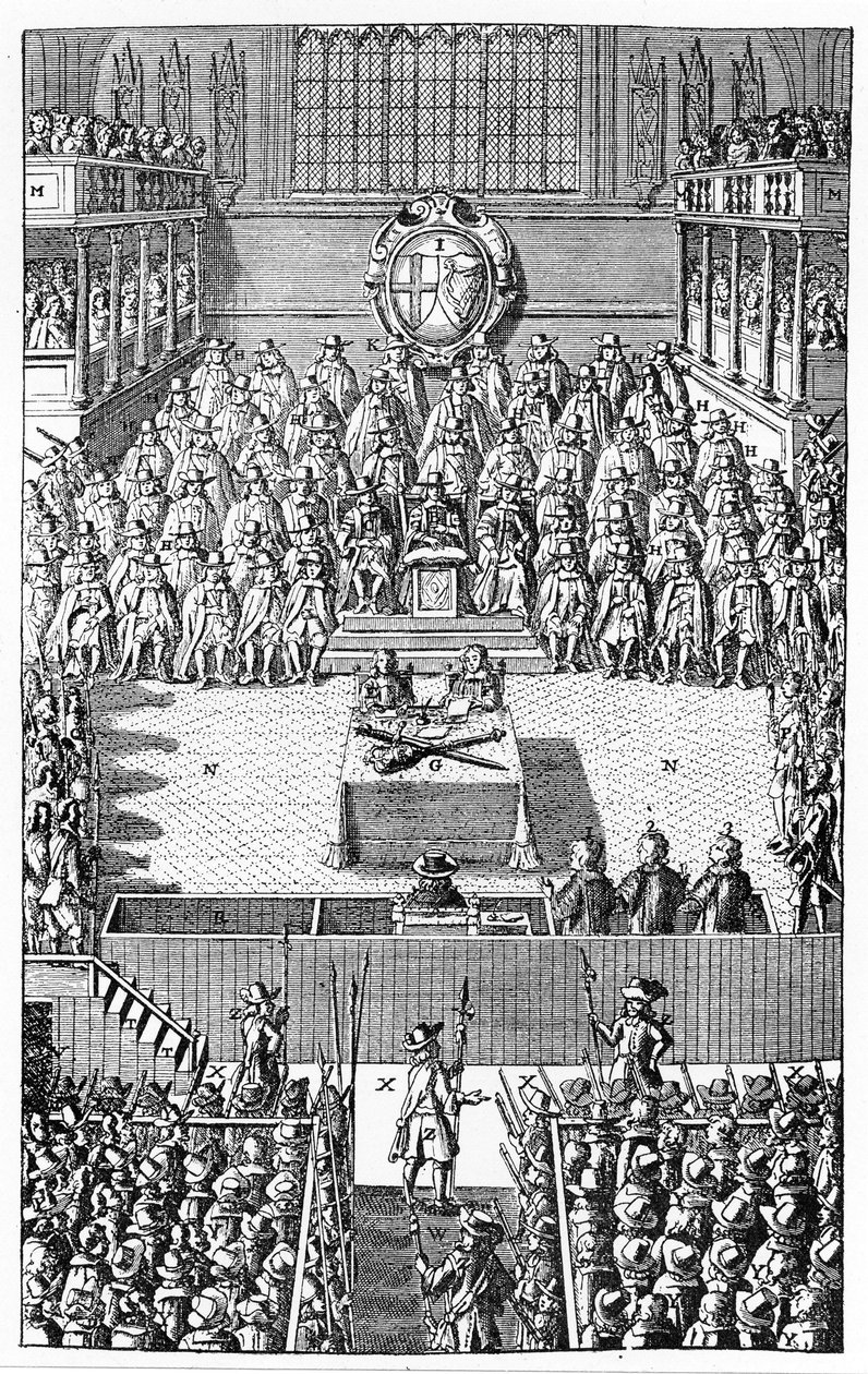 Juicio de Carlos I, enero de 1649 de (after) English School