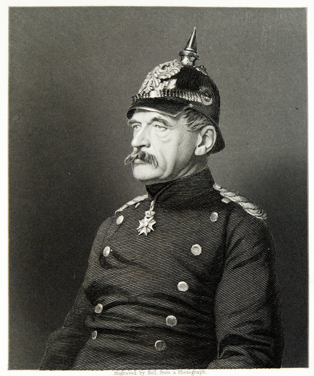 Albrecht von Roon (grabado) de (after) English photographer