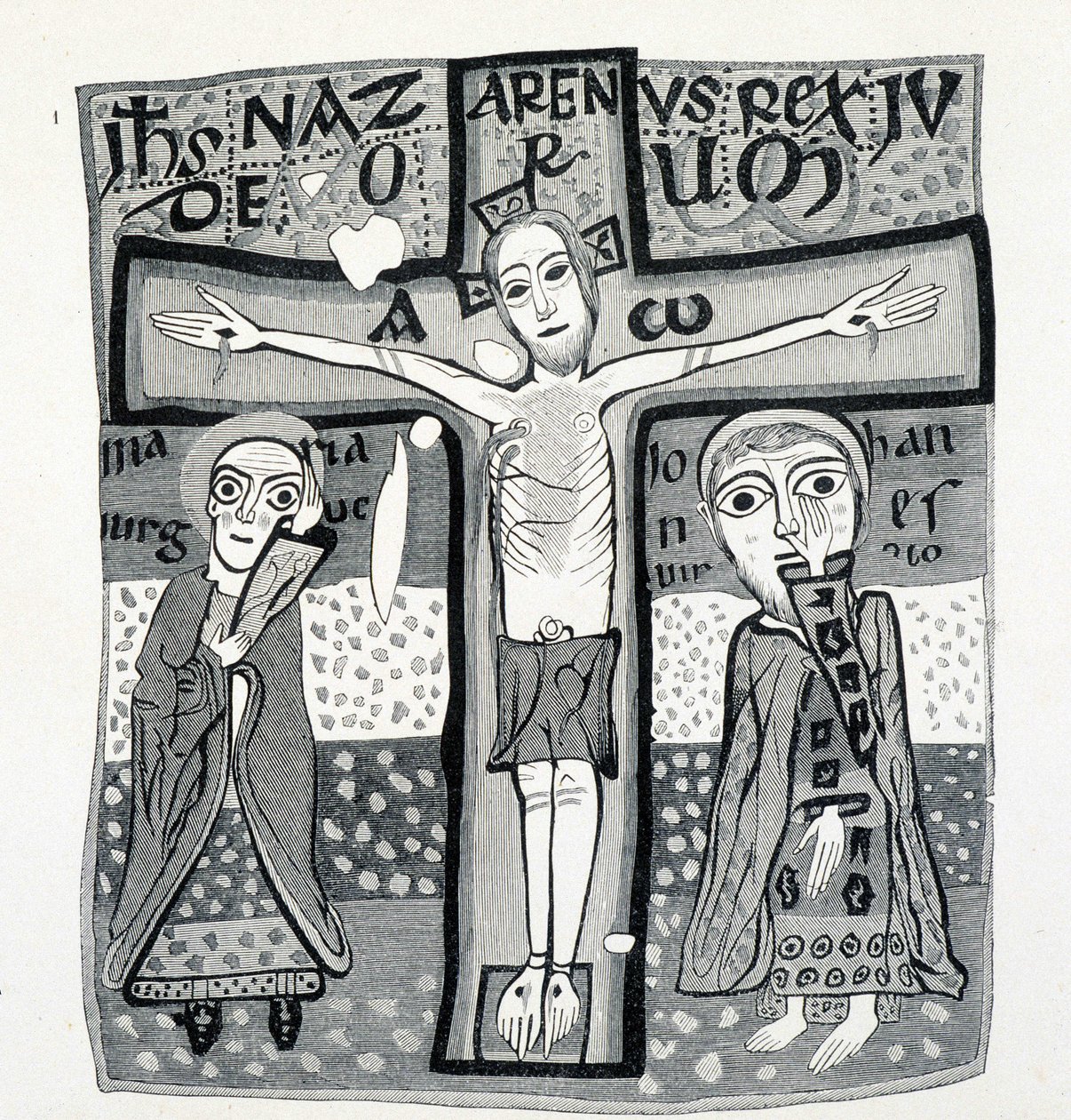 Arte religioso, Cristo en la Cruz. Siglo XII. de (after) French School