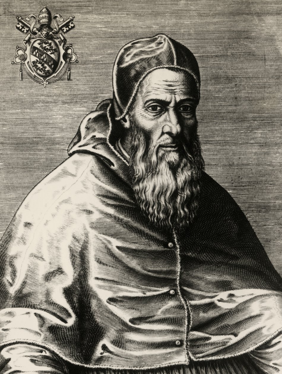 Retrato de Julio III, nacido Giovanni Maria Ciocchi del Monte (Monte San Savino de (after) Italian School