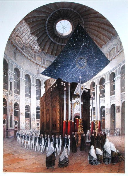 La Iglesia del Santo Sepulcro, ilustración de 