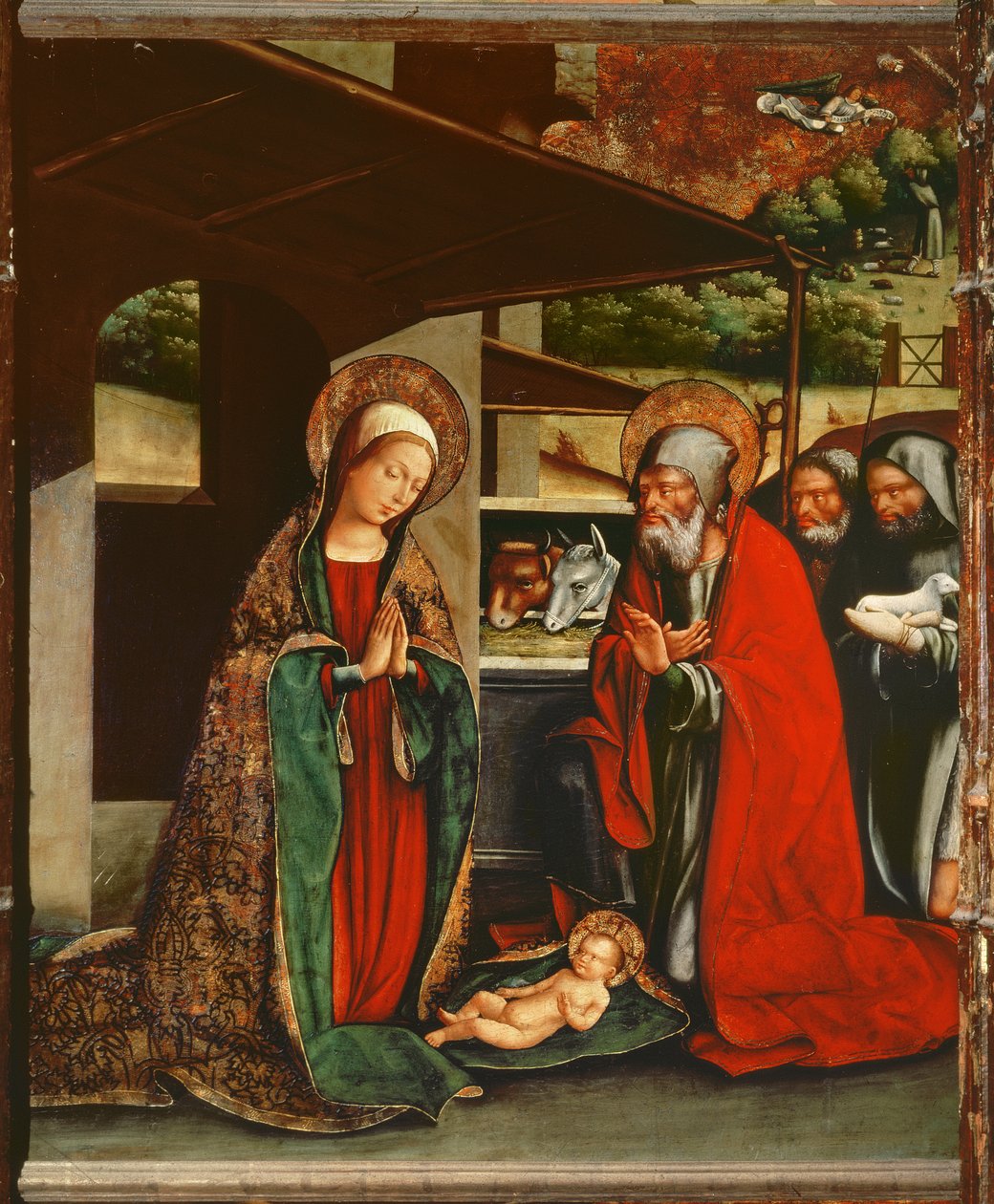 126-0035070 Adoración de los pastores, retablo de la iglesia de Santa María Palau-Solita, Barcelona de (attr. to) Master of Ares