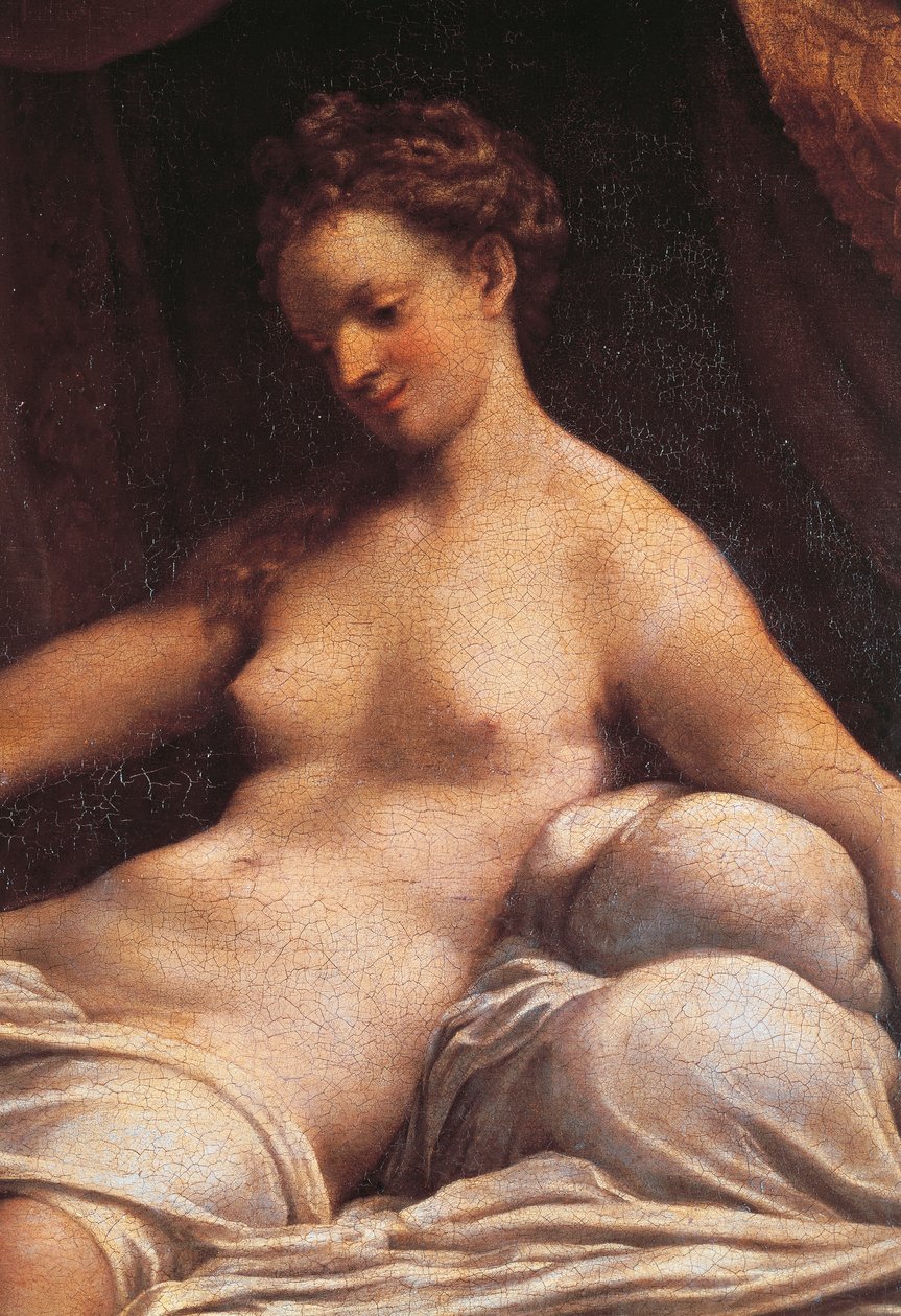 Dánae, hacia 1531, de Antonio Allegri, conocido como Correggio (1489-ca 1534), óleo sobre lienzo de (c.1489 1534) Correggio