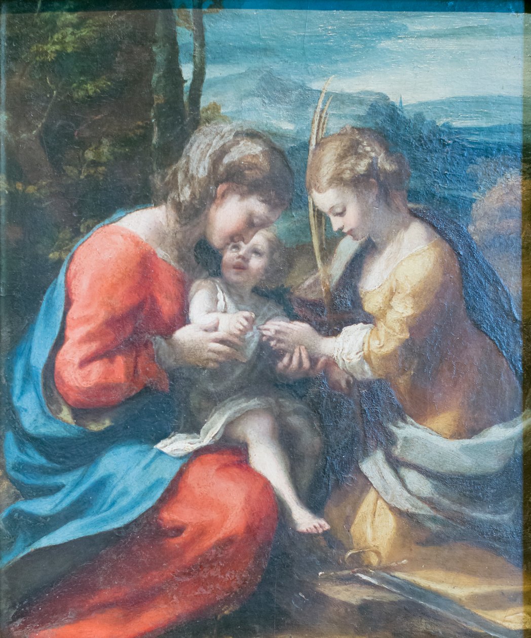 Matrimonio místico de Santa Catalina de (c.1489 1534) Correggio