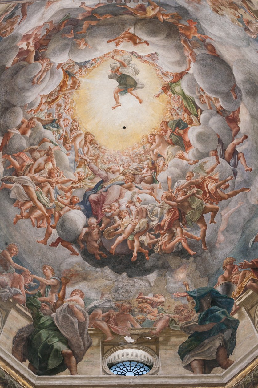 La Asunción de la Virgen, detalle de 3660852 de (c.1489 1534) Correggio